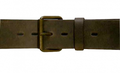 5cm, breiter Herrengürtelgürtel, Rolle messing, Vollrindleder